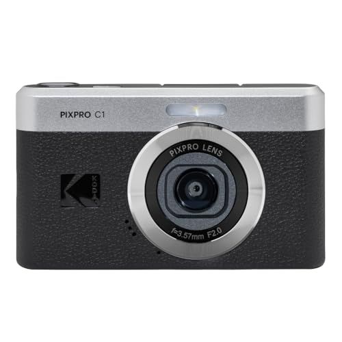 KODAK Pixpro C 1 ? 超コンパクトデジタルカメラ| 13 MP BSI CMOS 4倍ズーム 2.8インチLCDスクリーン LEDフラッシュ 内蔵バッテリー ブラックpo