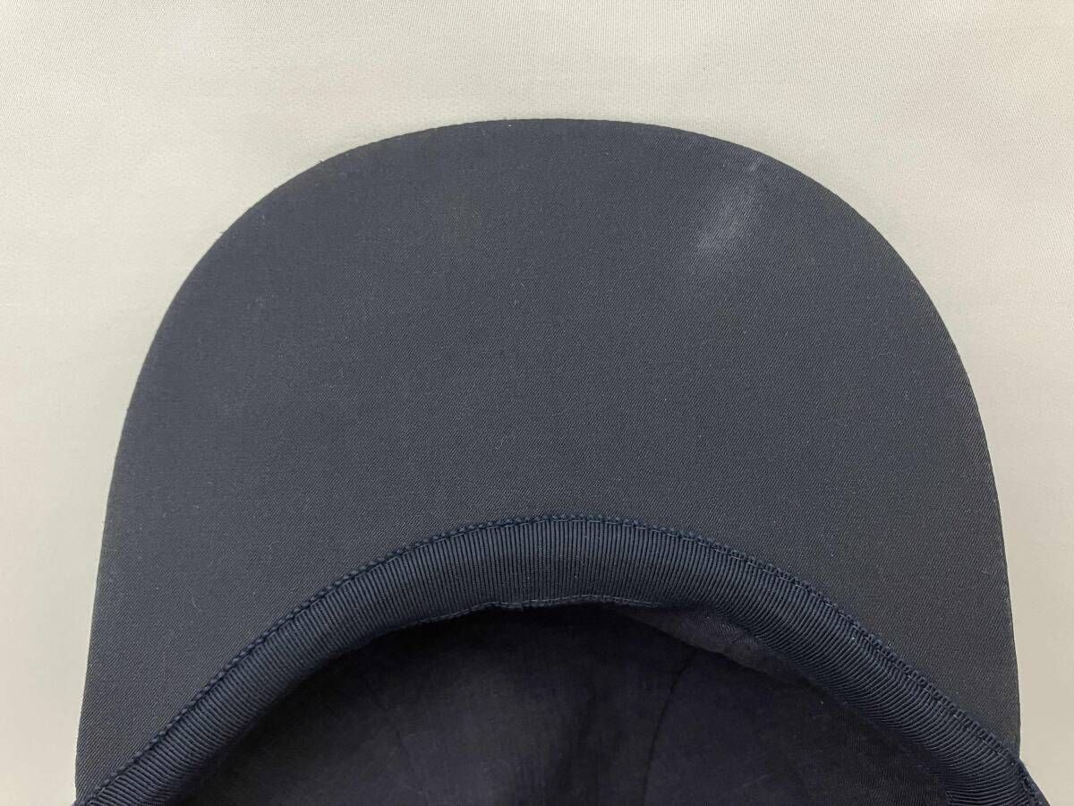 Hermes ベースボール キャップ Hロゴ ライン 小物 帽子 ネイビー ブラック グレー系 その他 