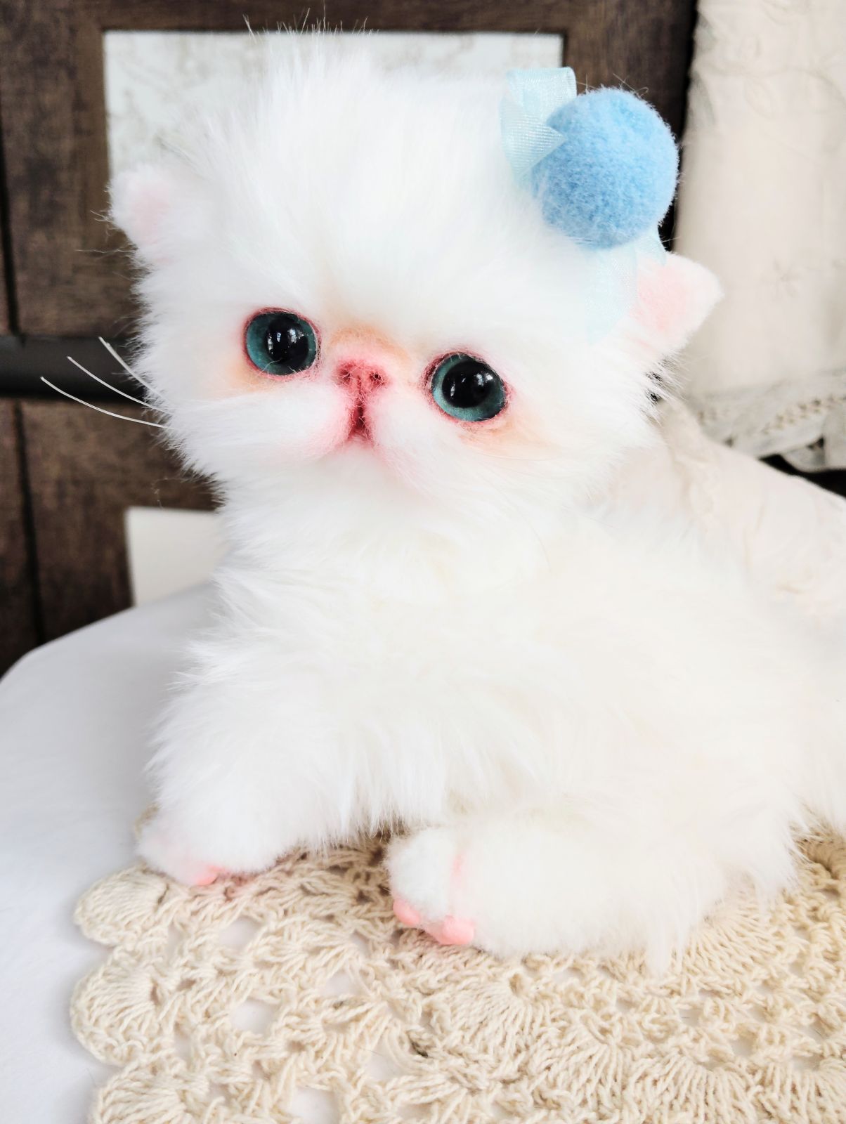 幼猫♡子猫ノアちゃん♡エキゾチック♡アートドール♡ぬいぐるみ