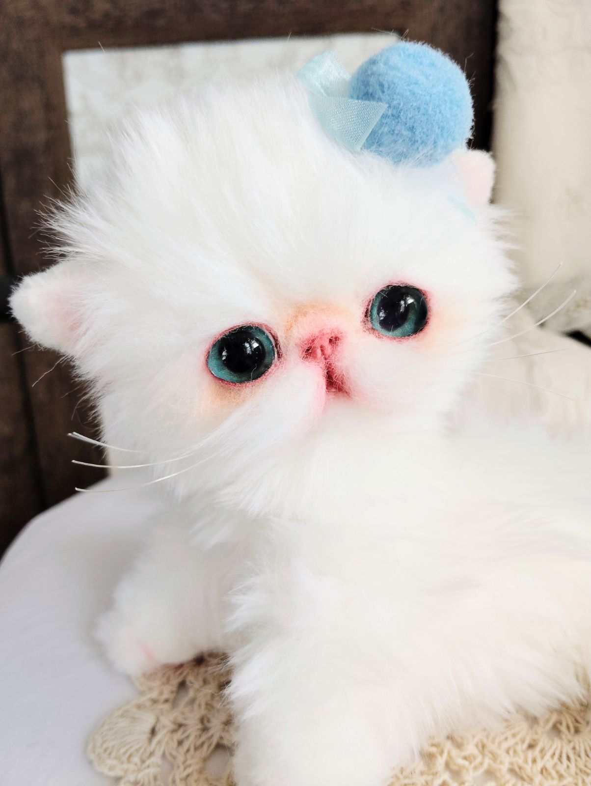 幼猫♡子猫ノアちゃん♡エキゾチック♡アートドール♡ぬいぐるみ