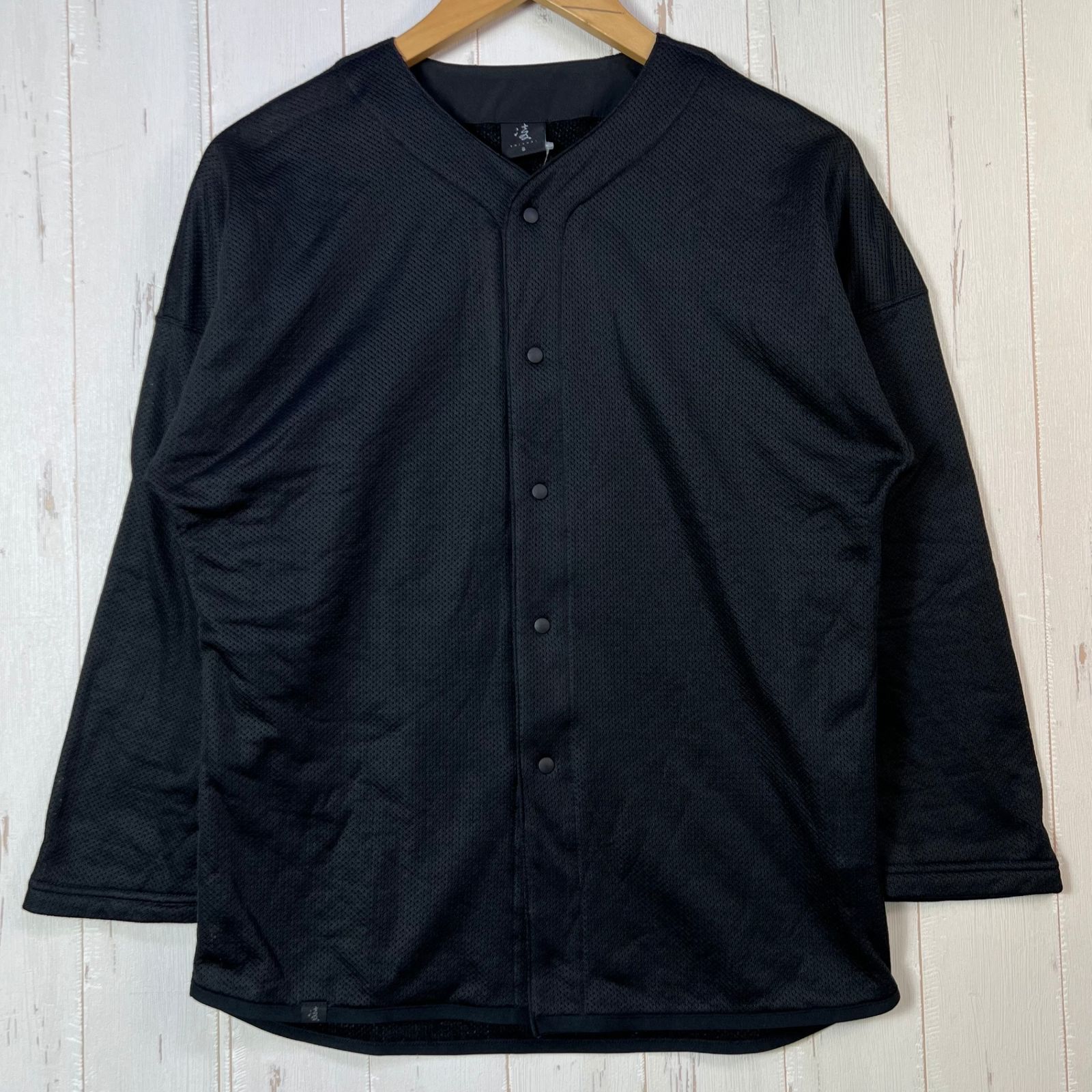 Unisex S ブラック系 Shinogi By Axesquin 凌 アクシーズクイン シノギ ハヲリモノ オクタ Haorimono Octa ポリエステル ウェア トップス アウター ジャケット フリース Teijin