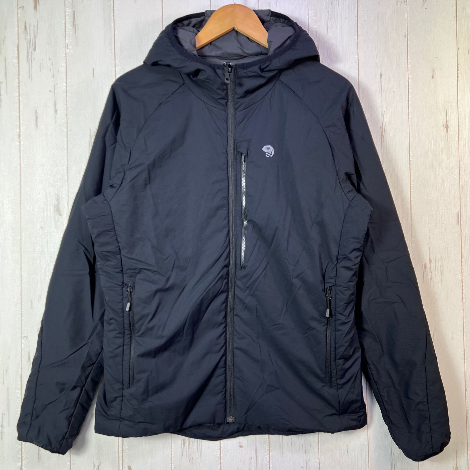 Men s M ブラック系 Mountain Hardwear マウンテンハードウェア コア ストラータ フーディ Kor Strata Hoody ナイロン ウェア トップス アウター ジャケット 化繊インサレーション プリマロ