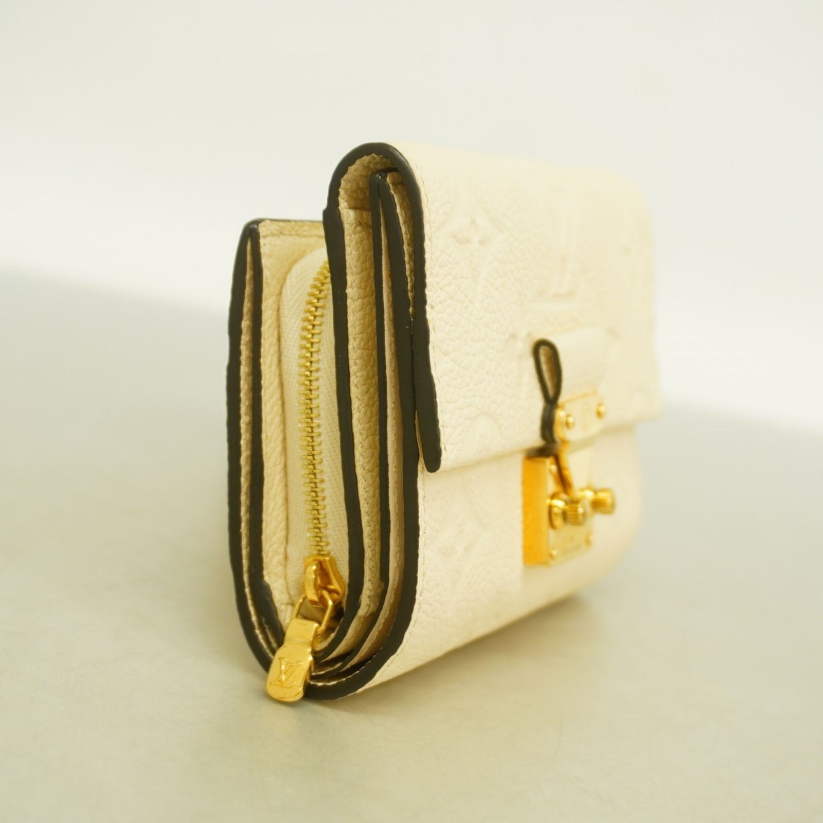 ルイ ヴィトン Louis Vuitton 三つ折り財布 モノグラム アンプラント ポルトフォイユメティス コンパクト M 81071 クレームレディース