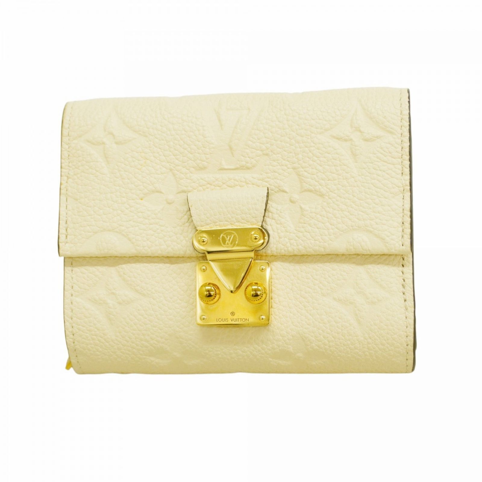 ルイ ヴィトン Louis Vuitton 三つ折り財布 モノグラム アンプラント ポルトフォイユメティス コンパクト M 81071 クレームレディース