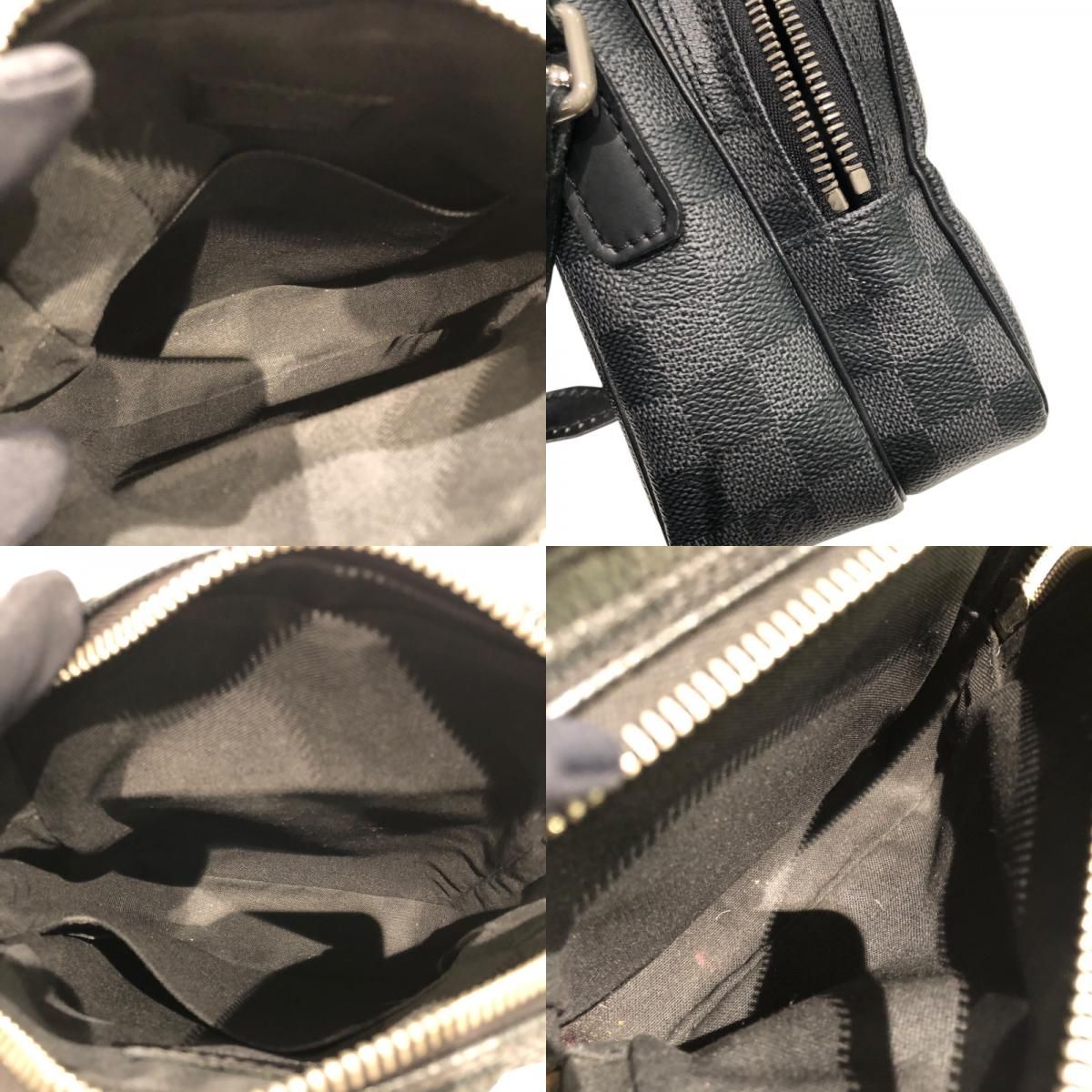 ルイ・ヴィトン LOUIS VUITTON レム N41446 ブラック ダミエ・グラ 