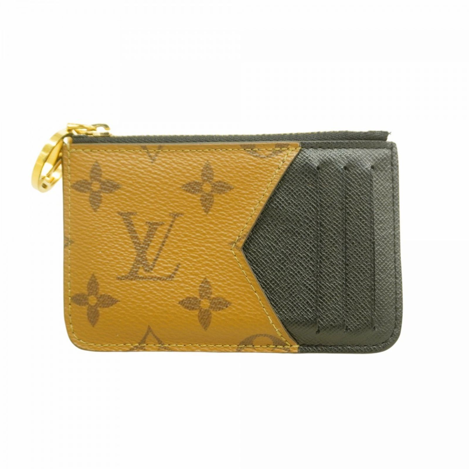 ルイ ヴィトン Louis Vuitton 財布 コインケース モノグラム リバース ポルトカルトロミー M 81912 ブラウン ブラックレディース