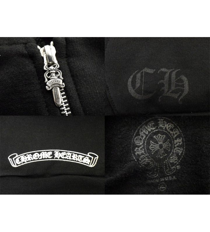 クロムハーツ CHROME HEARTS 【 SWTSHRT HD ZIP 】 アーム ロゴ