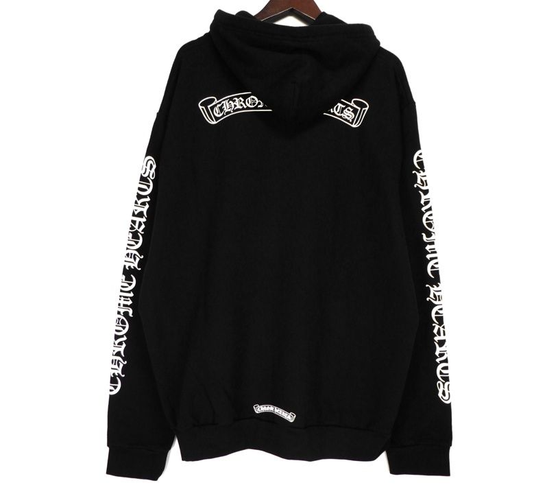 クロムハーツ サイズ:XL  SWTSHRT PLV アームロゴバックスクロールラベルパーカー 中古 OK15 クロムハーツ CHROME HEARTS 【 SWTSHRT HD ZIP 】 アーム ロゴ