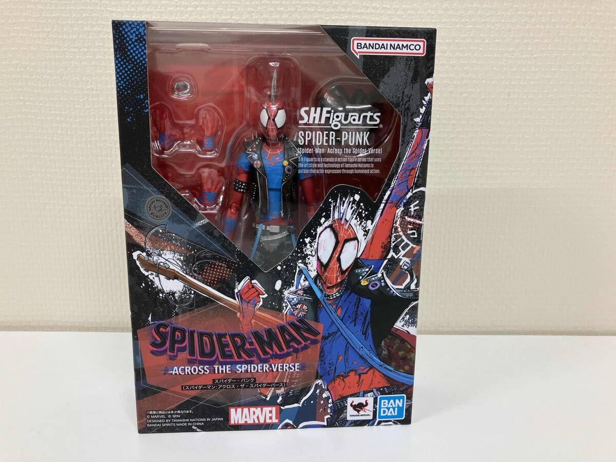 美品 S.H.Figuarts スパイダｰ・パンク(スパイダｰマン:アクロス・ザ 
