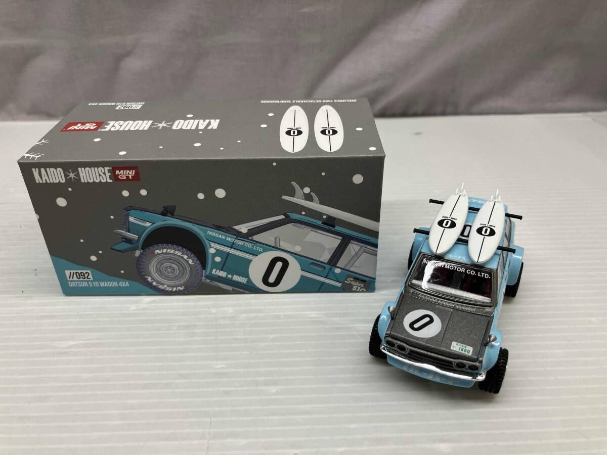  現状品 kAIDO HOUSE miniGT DATSUN 510 WAGON 4X4 ブルーバード