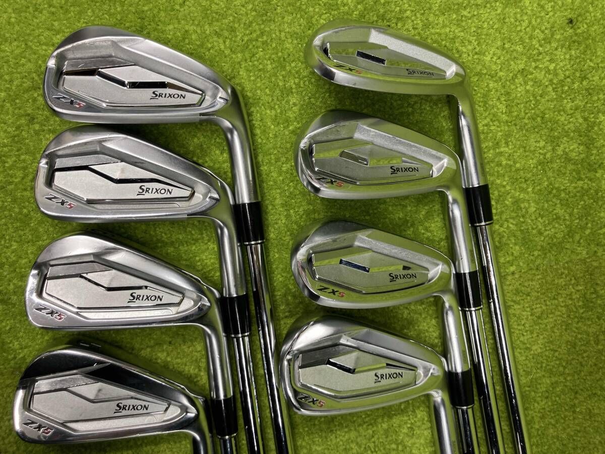 ダンロップ DUNLOP SRIXON ZX 5 シャフト N.S.PRO 950 GH neo フレックス S 5-9 P.A.S 8本セット アイアンセット ゴルフ クラブ