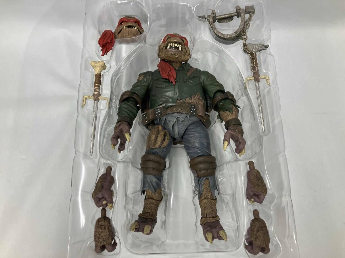 メルカリ市セール　NECA 旧実写タートルズ　ラファエロ1/4　コート付ver NECA ミュータントタートルズ Ultimate action figure ラファエロ