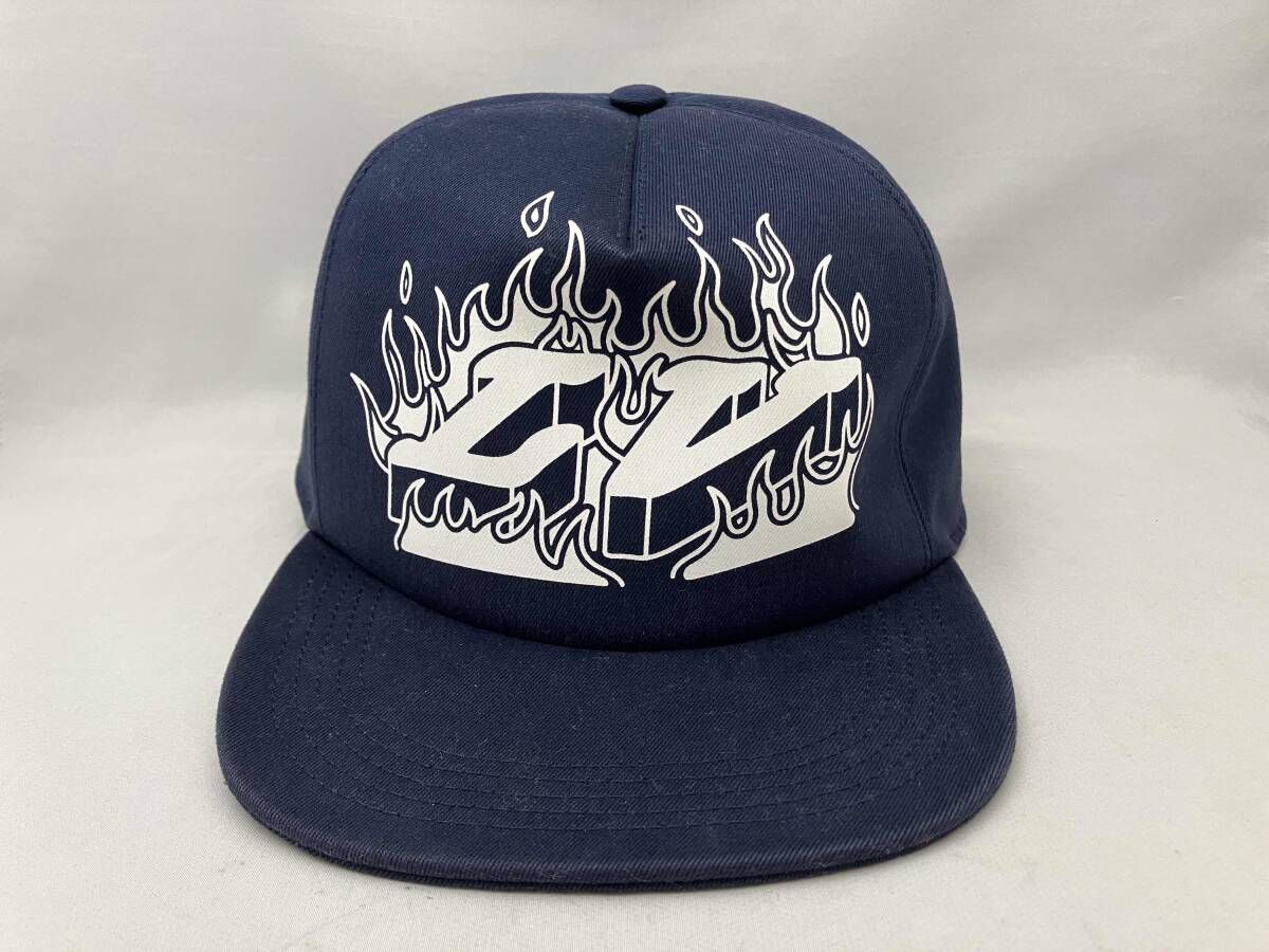 LOUIS VUITTON LV ファイヤー MP 2971 ベースボール キャップ 帽子 キャスケット コットン ネイビー