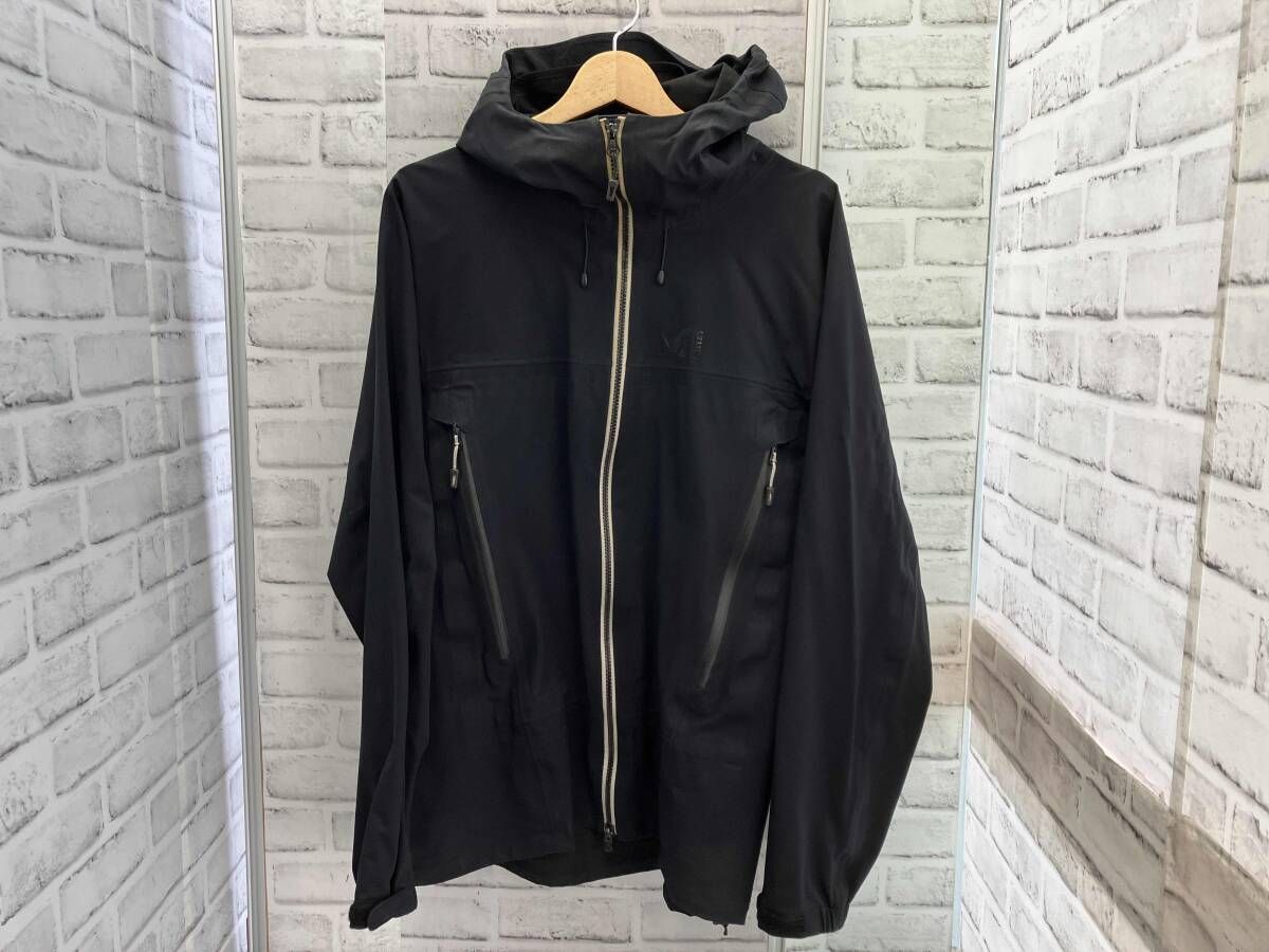 MILLET|マウンテンパーカー|2 XLサイズ|ブラック|防水ジャケット|ティフォン|ウォームストレッチ|ミレー|ビッグサイズ|