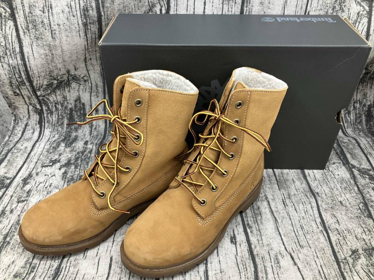 Timberland LINDEN WOODS ティンバーランド ブーツ 7ホール キャメル 23.5 cm 箱有