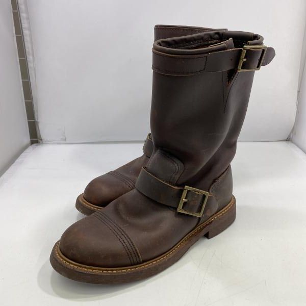 RED WING 2011年製 8121 アイアンスミス エンジニアブーツ ブラウン US 8 D 26 cm レッドウィング 24