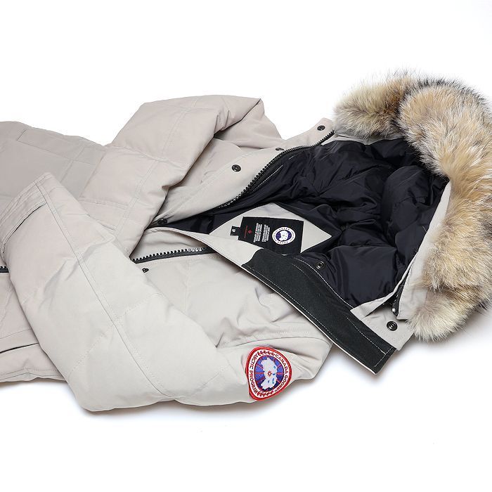 『希少』カナダグース　マッケンジー　ライムストーンライトベージュ　コヨーテファー 希少』カナダグースマッケンジーライムストーンライトベージュコヨーテ