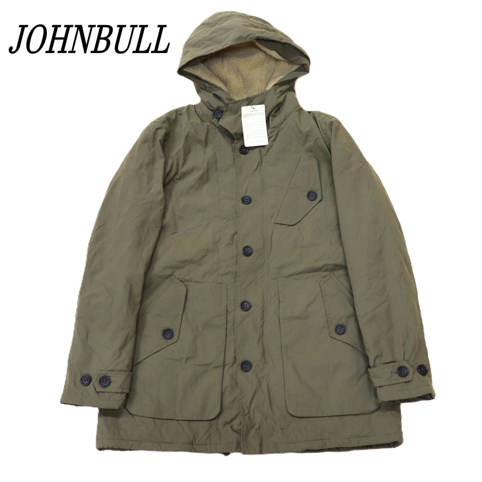 タグ付】JOHNBULL ジョンブル モッズコート LL ナイロン 16535XIA KHK 