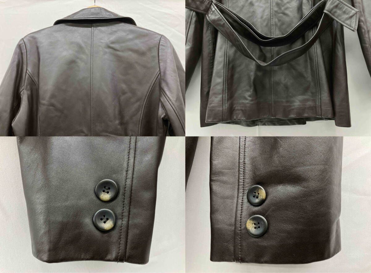 BALMAIN バルマン レザージャケット 羊 ラム ブラウン サイズ11 - メルカリ