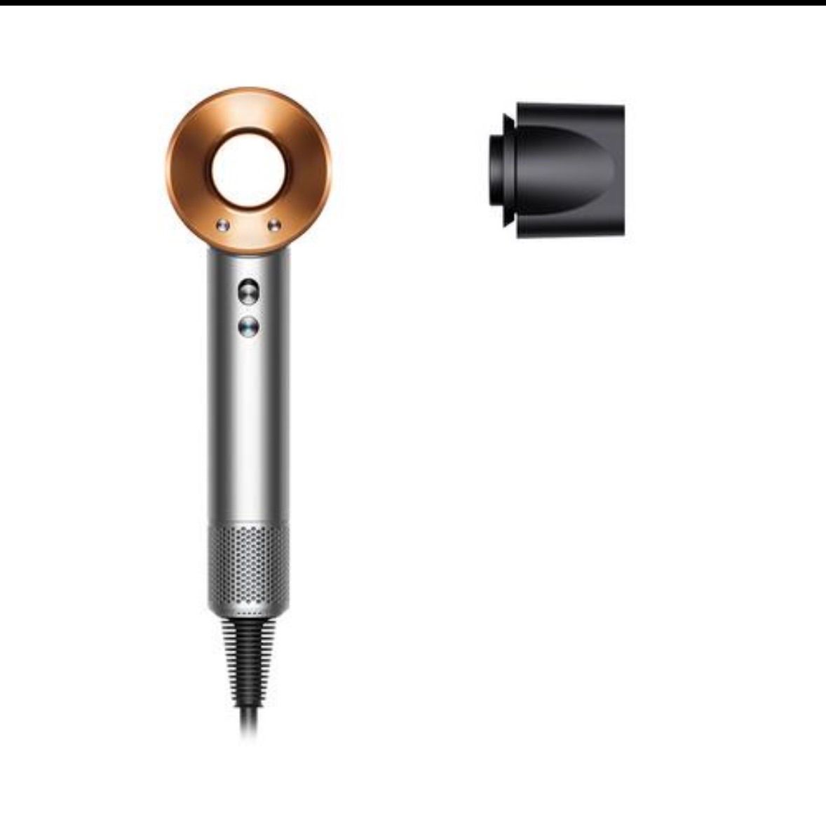 ダイソン Supersonic ヘアドライヤー 速乾で髪をダメージから守る ニッケル コッパー