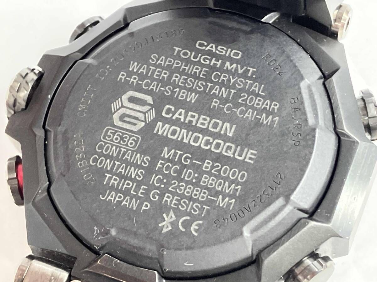  CASIO カシオ G-SHOCK Gショック MTG-B 2000 電波ソーラー き 腕時計 腕時計(クォーツ) 腕時計(アナログ)