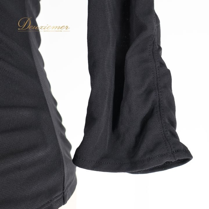 社交ダンス 衣装 トップス ブラウス ブラック系 チャコットロイヤル