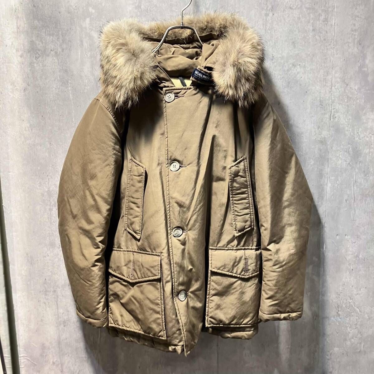 WOOLRICH ダウンジャケット アークティックパーカー サイズS ブラウン系 ウールリッチ