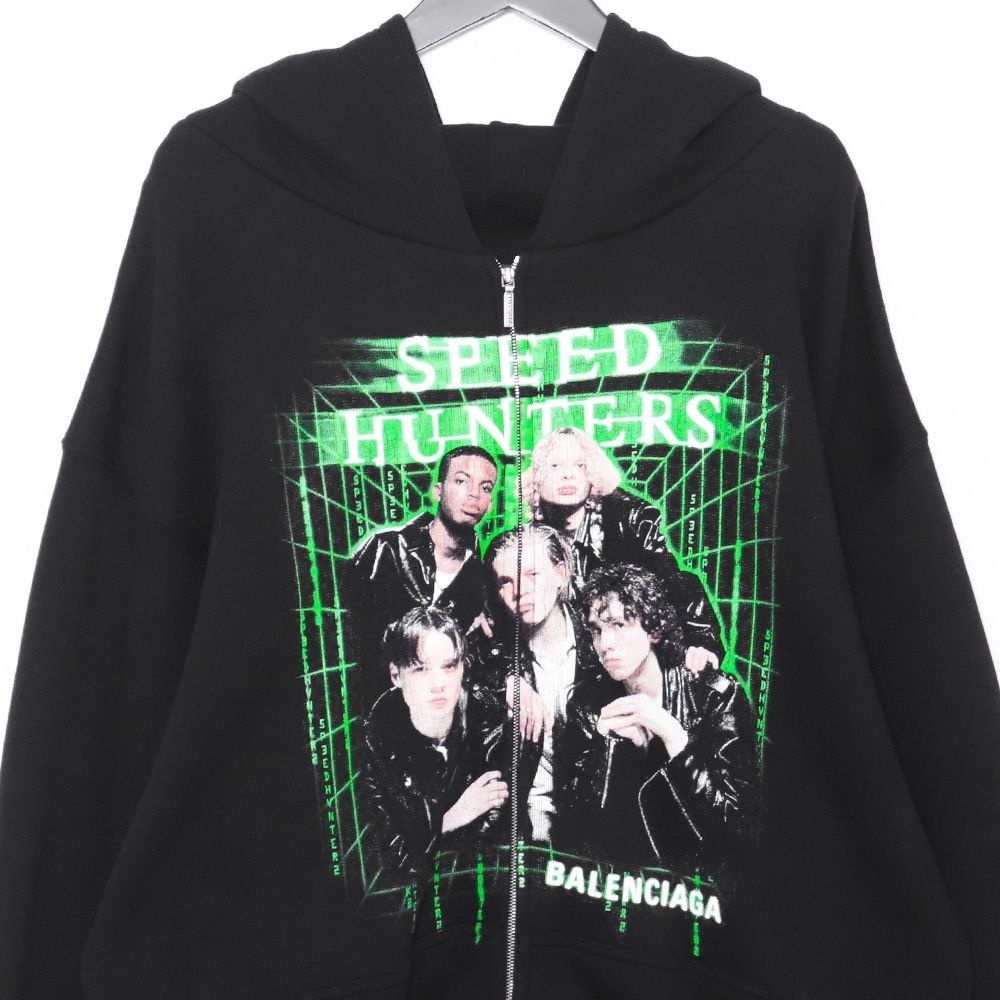 BALENCIAGA Speed Hunter Hoodie Sサイズ ブラック 559100 TDV38