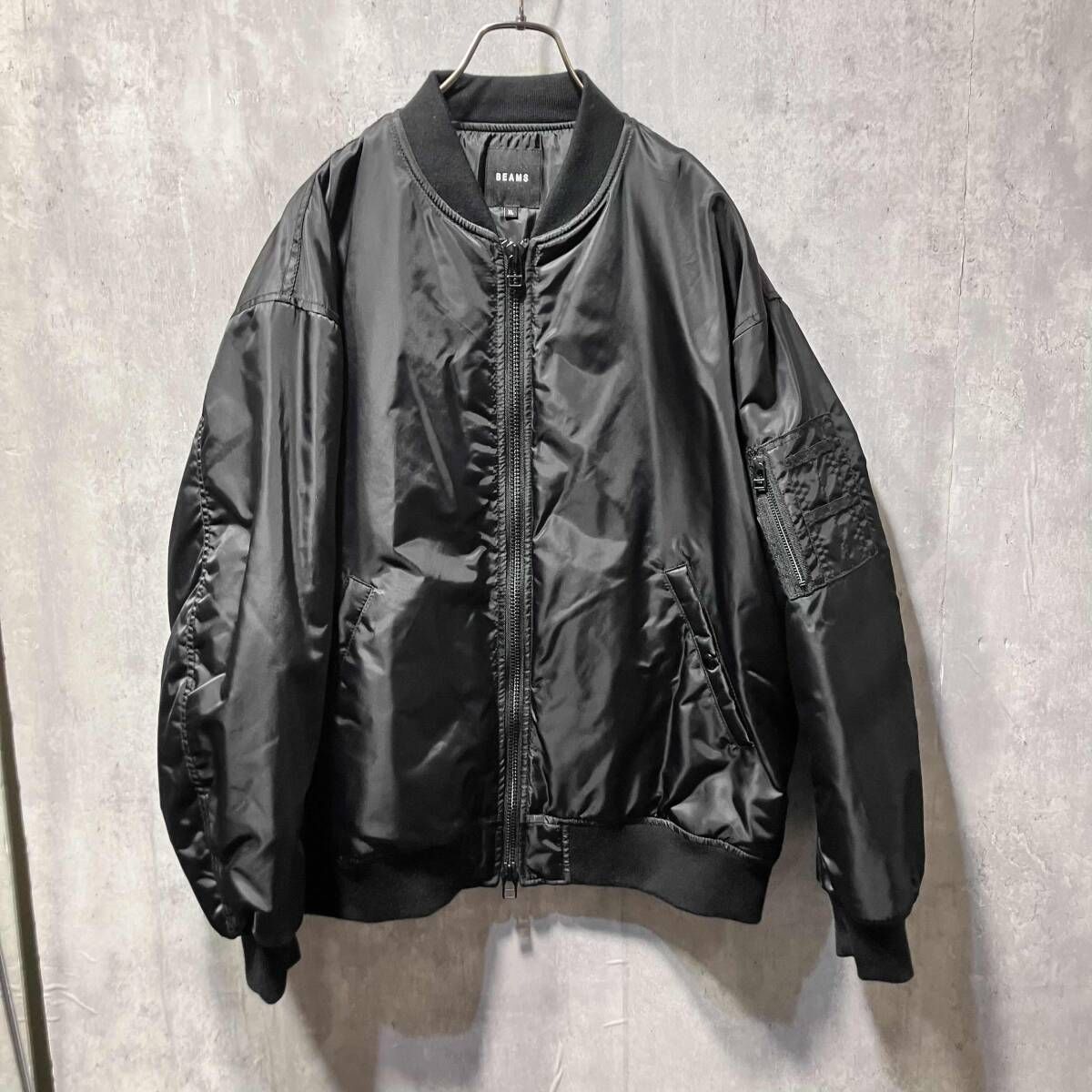 BEAMS MA-1 XL ブルゾン　ブラック BEAMS MA-1 ブルゾン サイズXL ブラック ビームス 【公式通販】