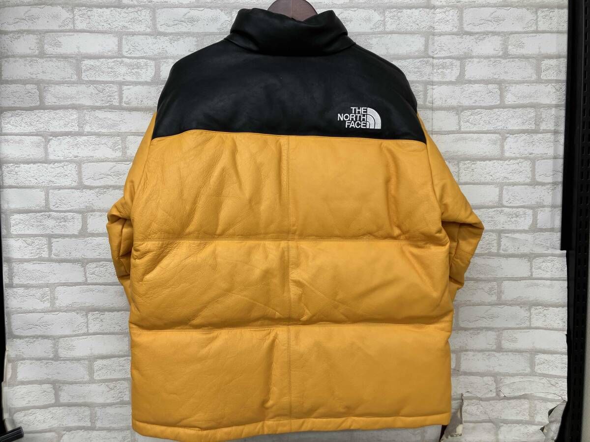 THE NORTH FACE × Supreme 17AW Leather Nuptse ザノースフェイス