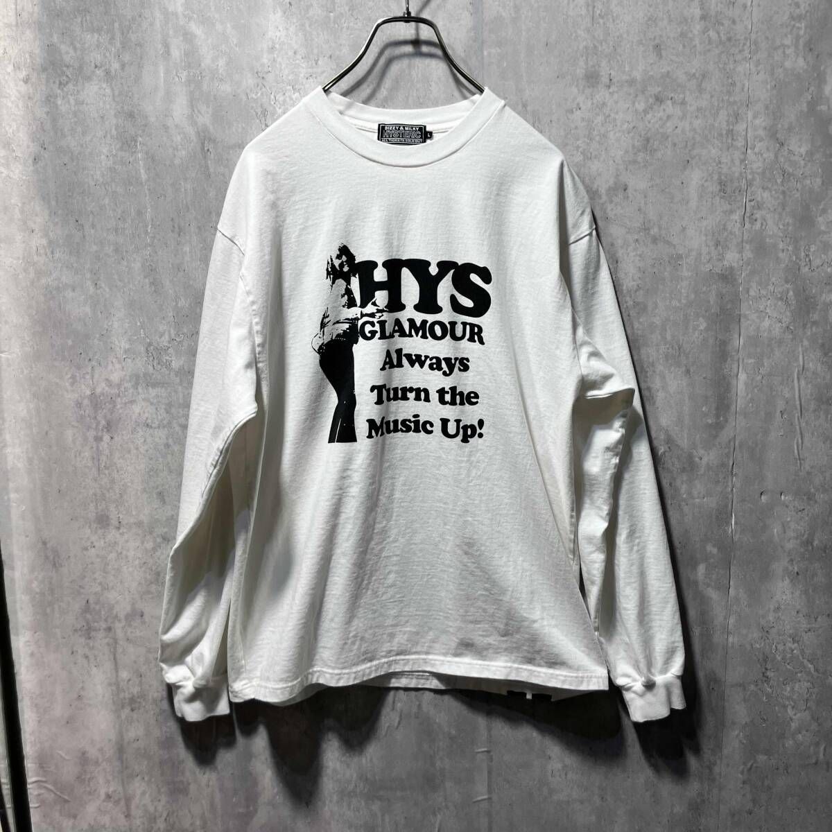 HYSTERIC GLAMOUR SUPER KINKY SOUNDS Tシャツ サイズL ホワイト ヒステリックグラマー