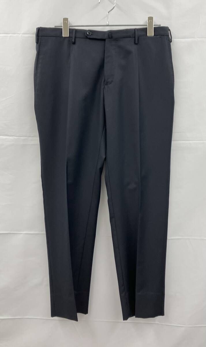INCOTEX インコテックス スラックスパンツ ウール サイズ52 ネイビー 通年