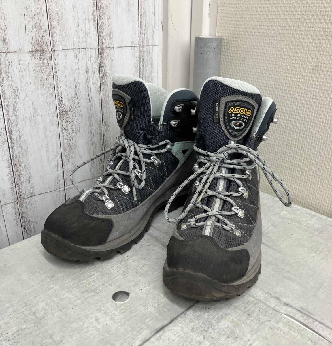 グレー ASOLO|ショートブーツ|トレッキングブーツグレ- 26 cm