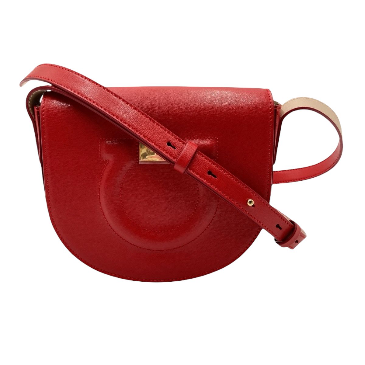 Salvatore Ferragamo サルヴァトーレフェラガモ ガンチーニ レッド