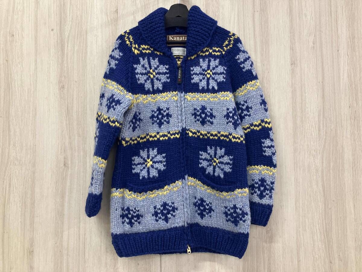 Kanata カナタ カウチンセーター CA 08837 ブルー