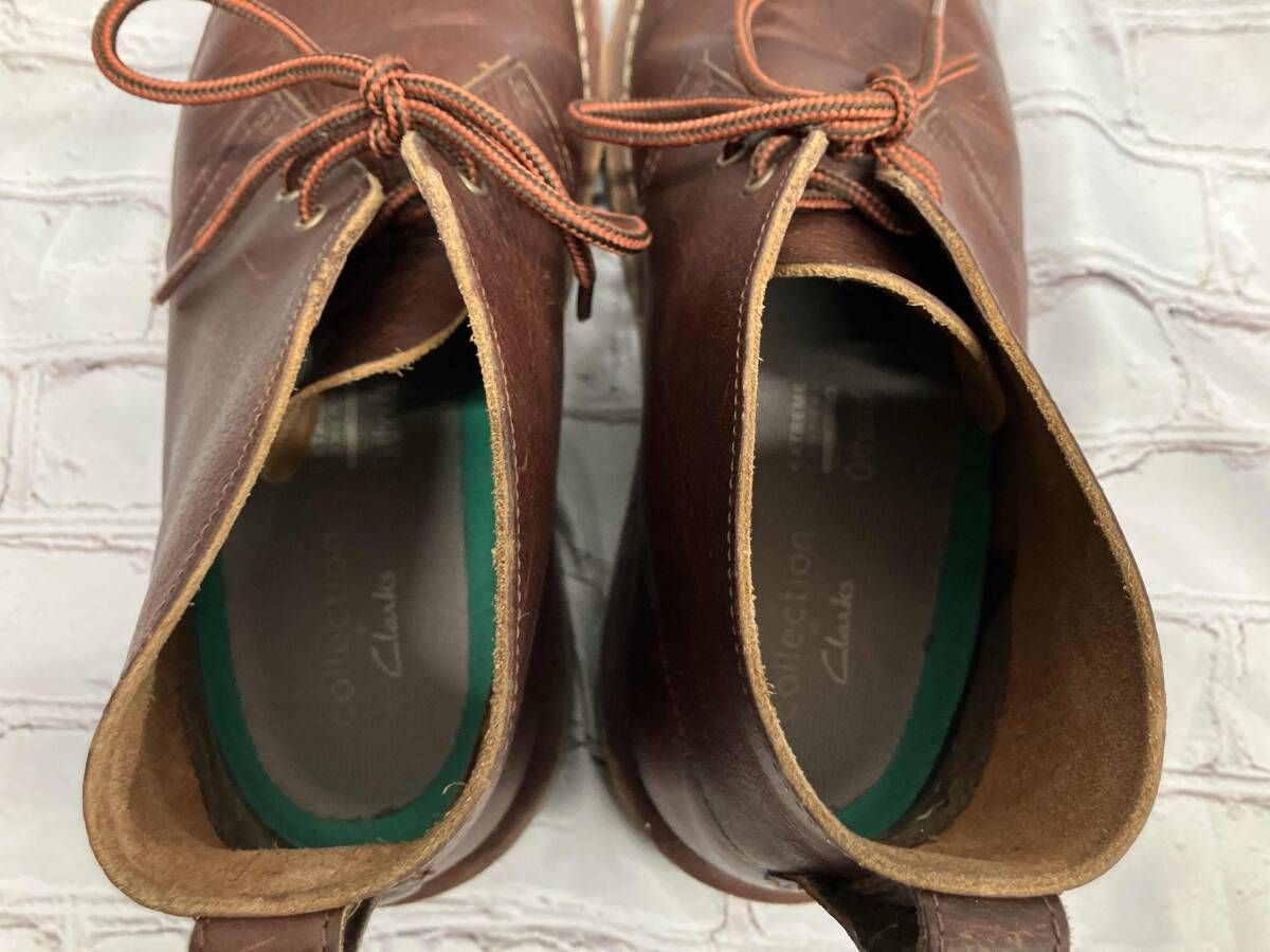  Clarks ワラビーブーツ デザートブーツ オーバーデールミッドチャッカブーツ クラークス ブラウン 茶色 その他 ブーツ 革靴