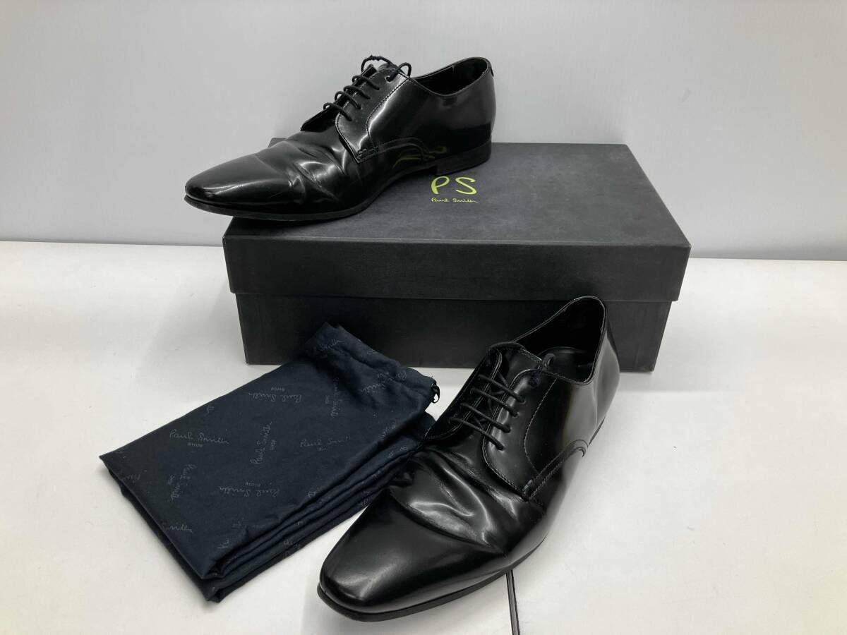 き Paul Smith ポールスミス ビジネスシューズ レザーシューズ サイズ8 1|2 ブラック