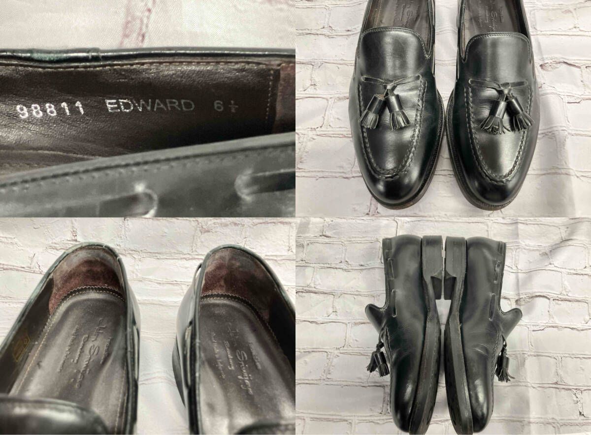  Jalan Sriwijaya ローファー メンズ ブラック 黒 ローファー ブーツ 革靴