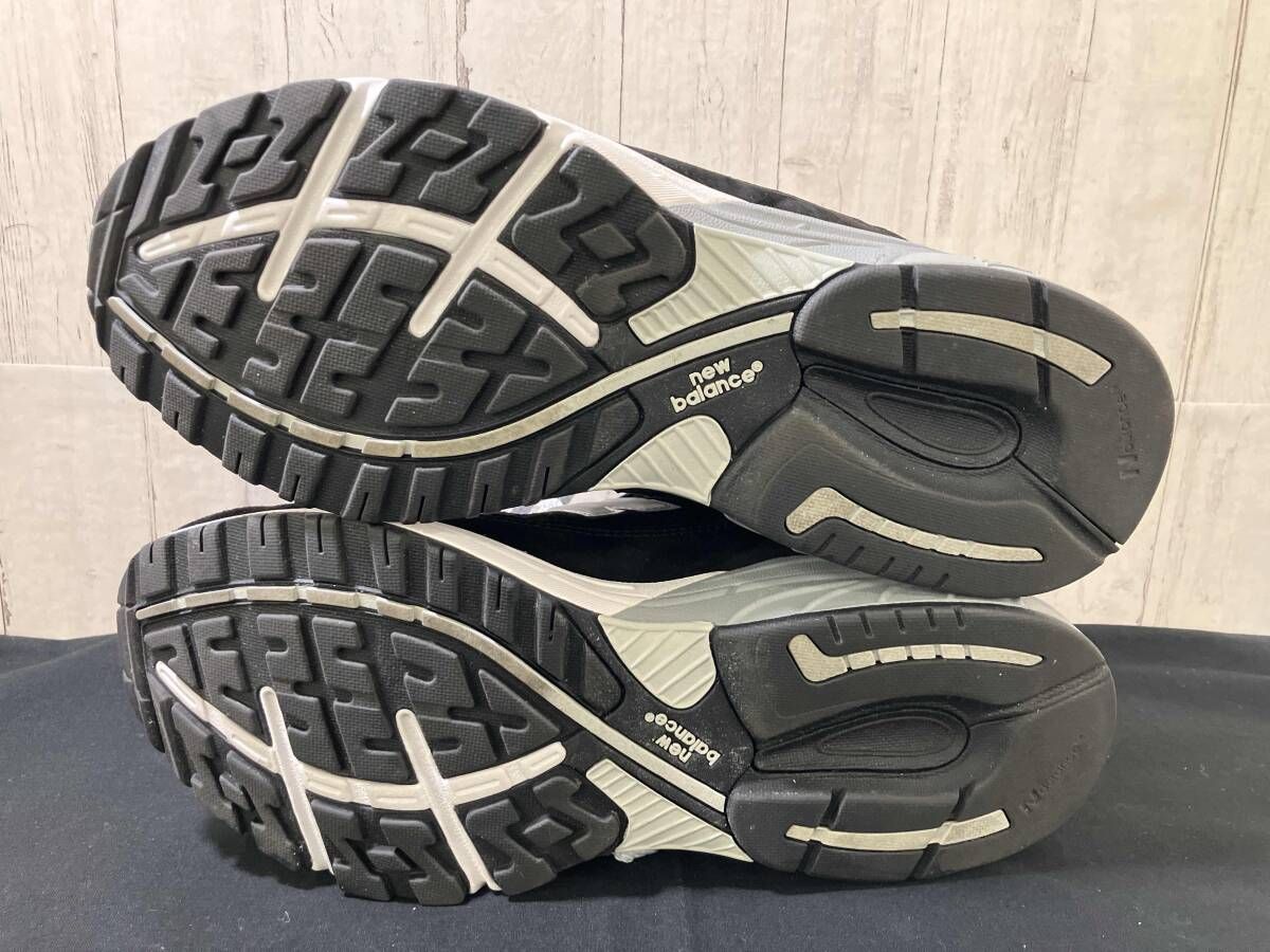  newbalance ニュー ンス MR 993 BK ブラックx シルバー x グレー 26 cm スニーカー 靴