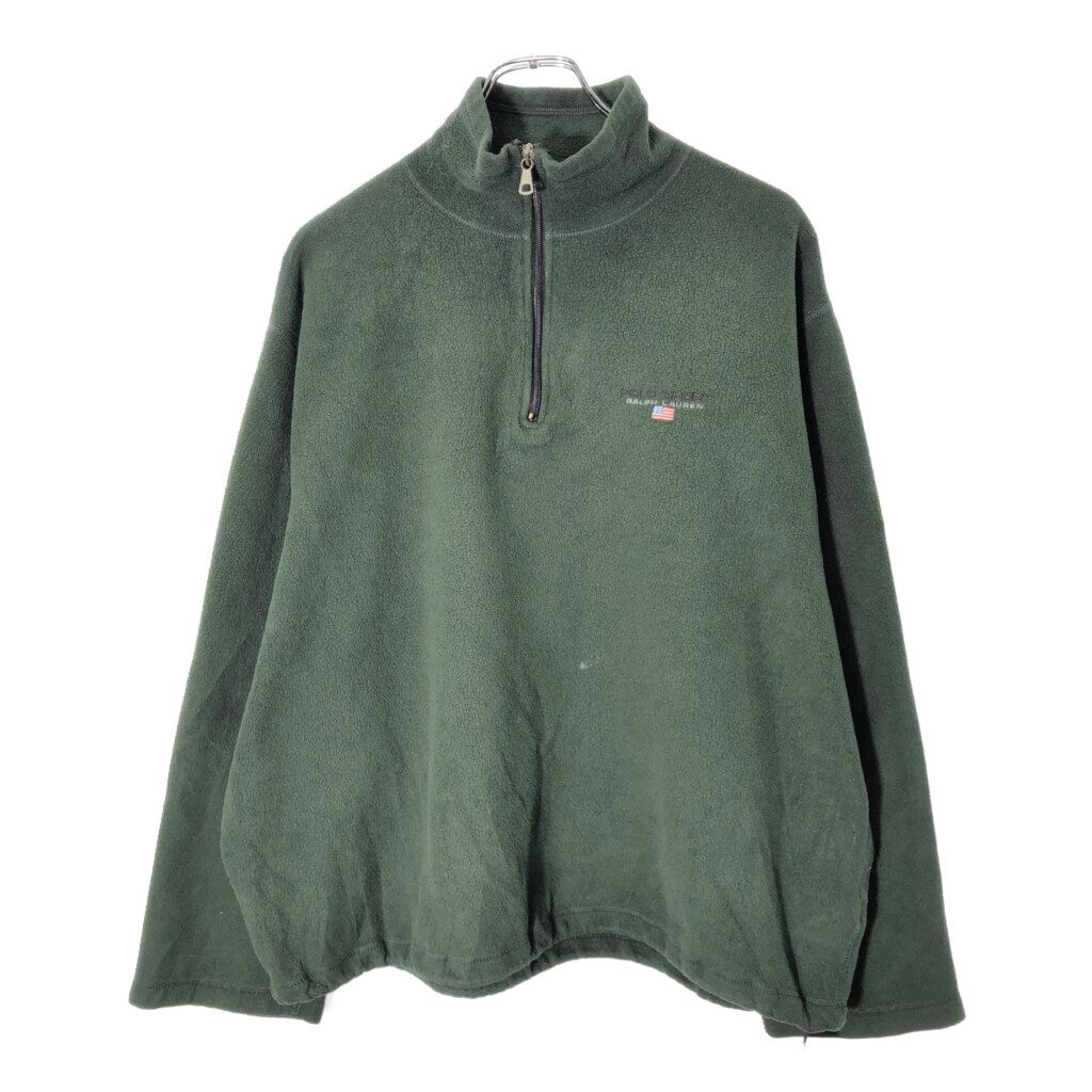 90年代 USA製 POLO SPORT ポロスポーツ ラルフローレン ハーフジップ
