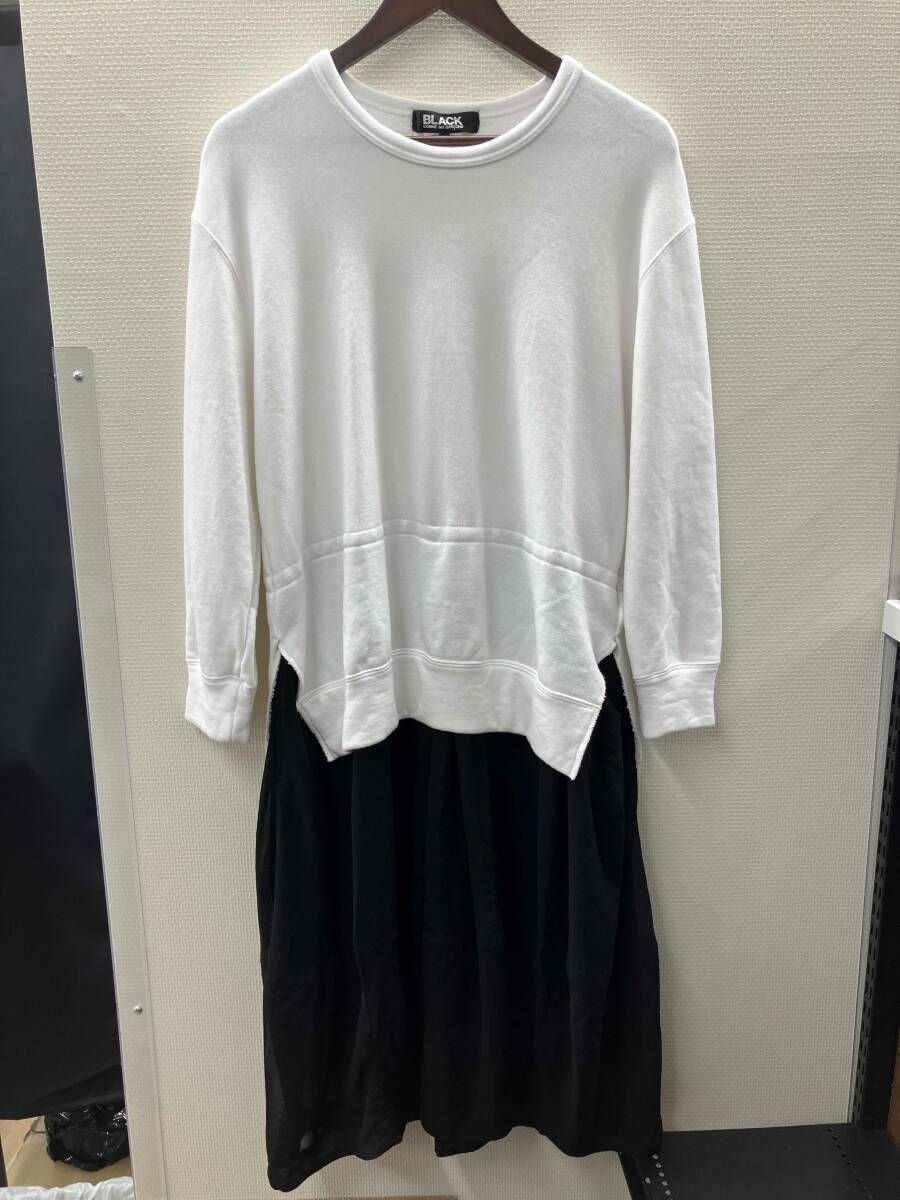 BLACK COMME des GARCONS 22 SS コムデギャルソン|1 I-O 002 長袖ワンピース