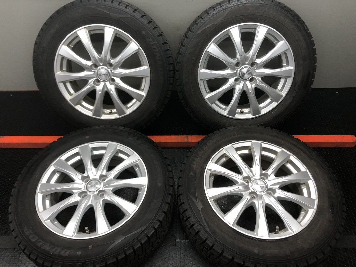 DUNLOP WINTER MAXX WM 02 195|65 R 16 スタッドレス Weds JOKER 16インチ 40 21年製 バリ溝 ライズ ロッキー等 STL 049