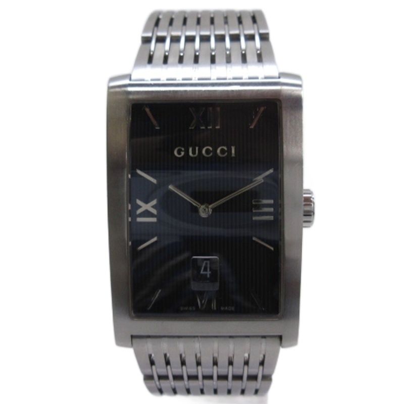 グッチ GUCCI Gメトロ 腕時計 クォーツ デイト 8600 M