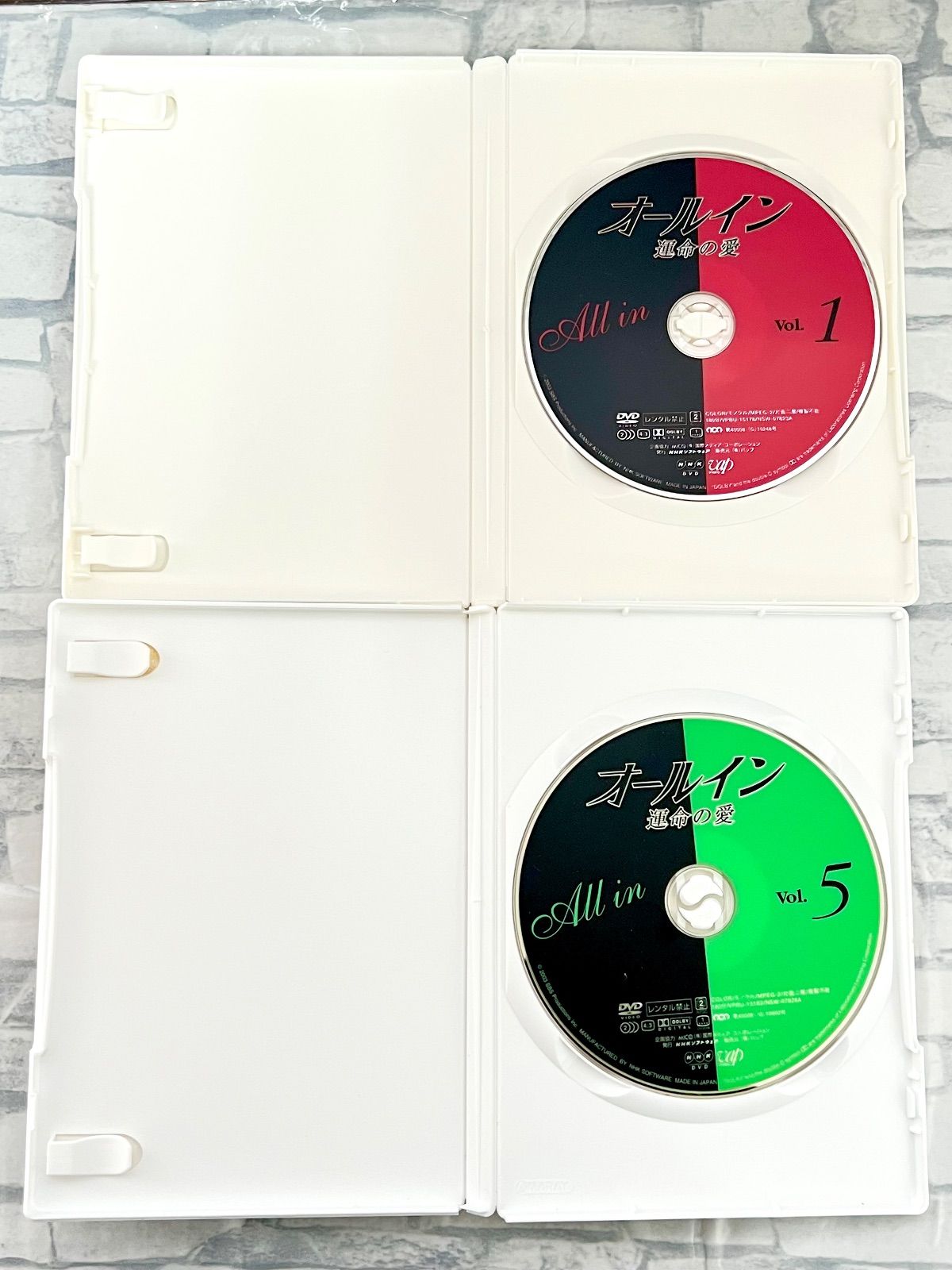 W4-59】◇ オールイン DVD-BOX Ⅰ・Ⅱセット - メルカリ