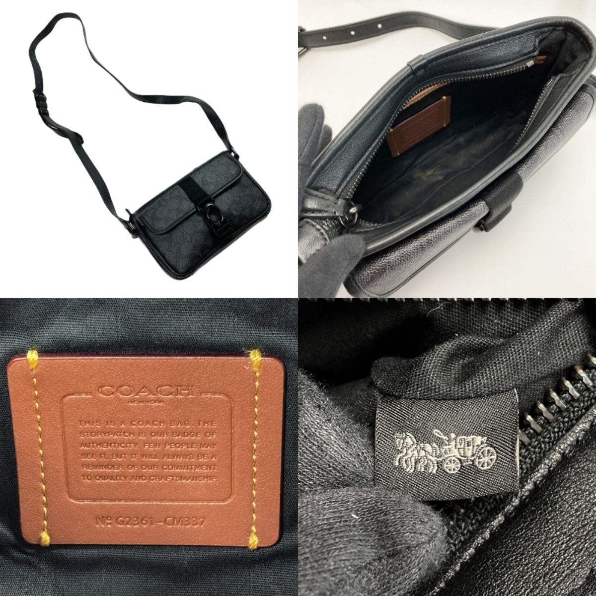 COACH コーチ ベック スリム クロスボディ・シグネチャー CM337 
