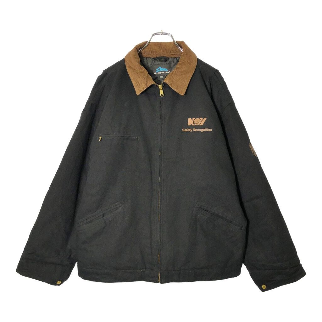 T-jacket ティージャケット パンツ（その他） メンズ 【古着】【中古】 TRI-MOUNTAIN ダックワークジャケット ブラック(メンズ XL)中古 古着