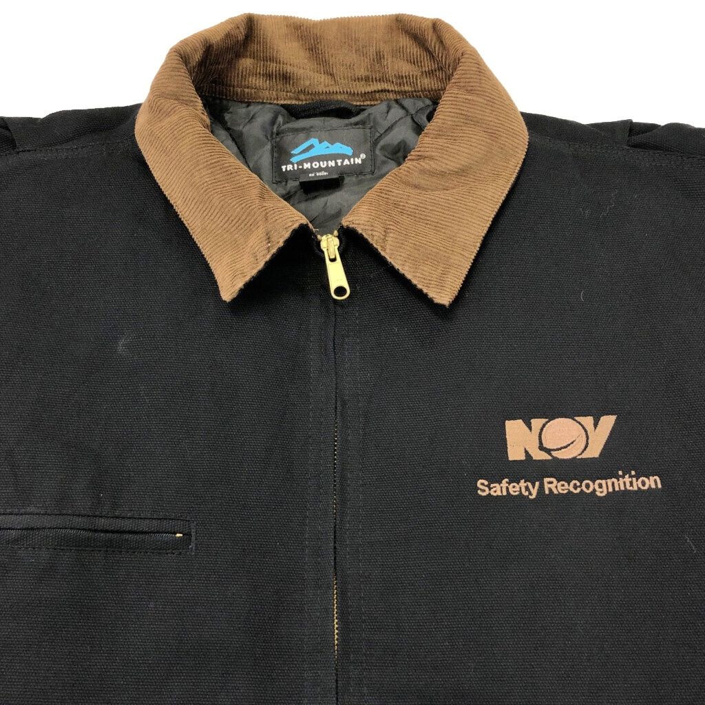 TRI-MOUNTAIN ダックワークジャケット ブラック(メンズ XL)中古 古着