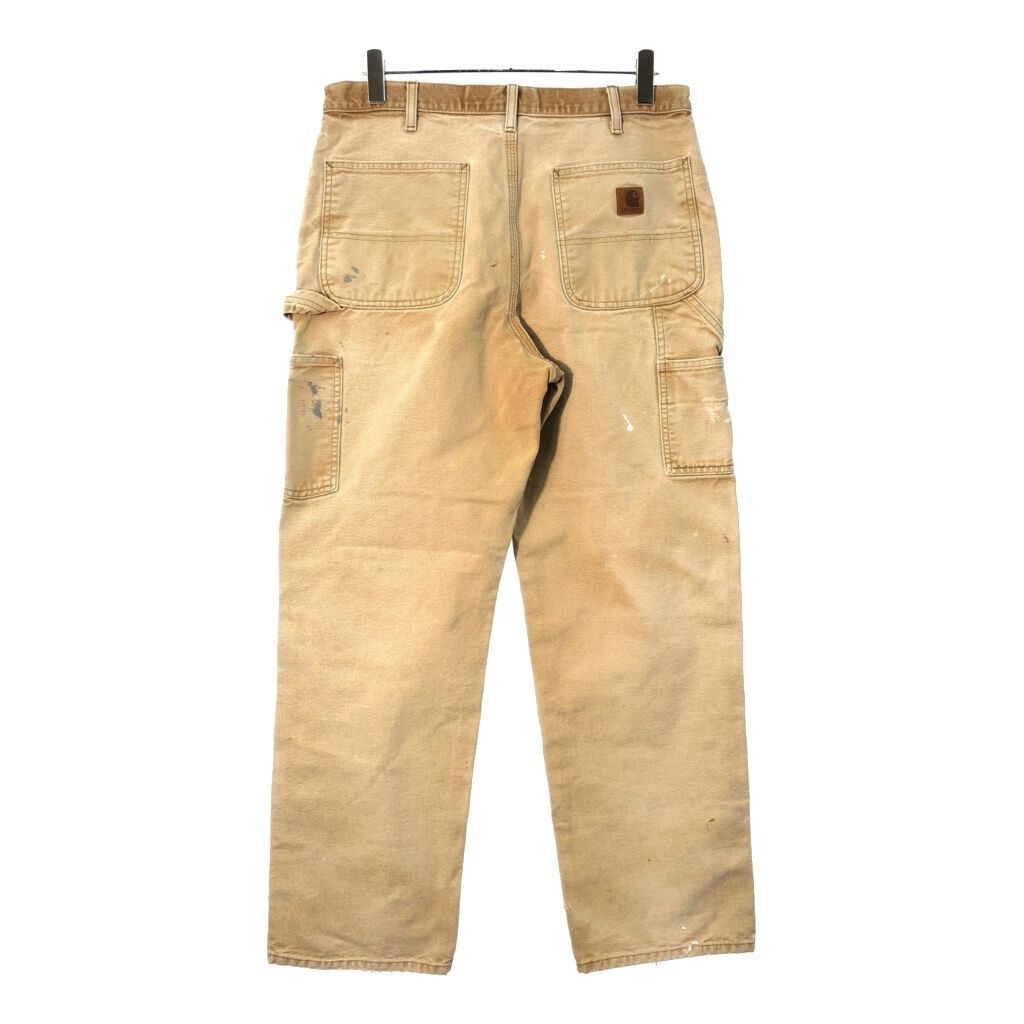 Carhartt カーハート ダック ペインターパンツ ペンキ ベージュ メンズ W 34 L 32 古着 X 0722