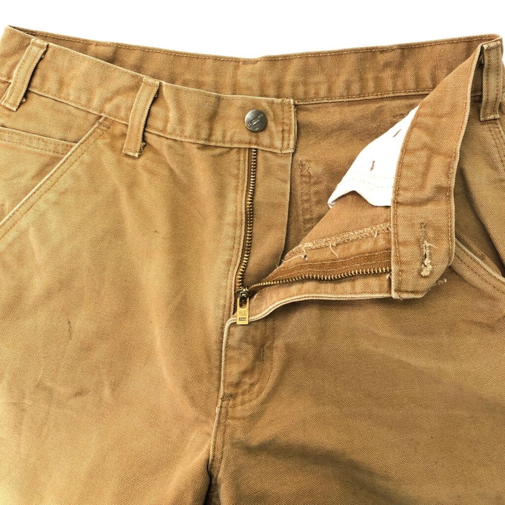  Carhartt カーハート ダック ペインターパンツ ライトブラウン メンズ W 32 L 古着 X 0724 その他 メンズ