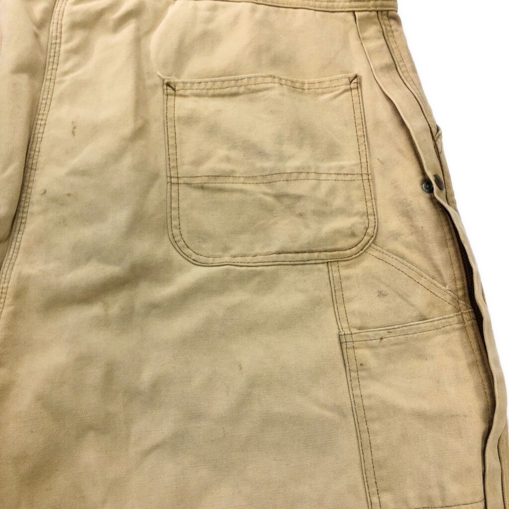  Carhartt カーハート ダック オールインワン ベージュ メンズ L相当 古着 X 1230 その他 メンズ